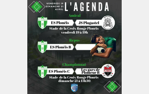 AGENDA DES 19 ET 21 AVRIL 2024